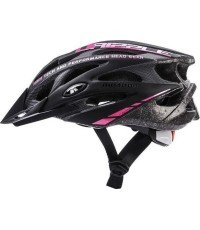 velosipēdu ķivere mv29 drizzle - Black/pink