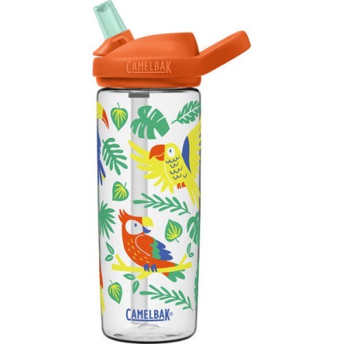 eddy+ Kids 0,6L bērnu pudele Tropical Birds