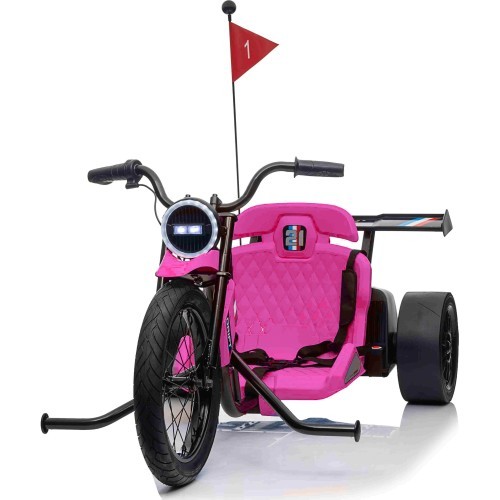 Elektromobilis Drift Bike 21, rozā