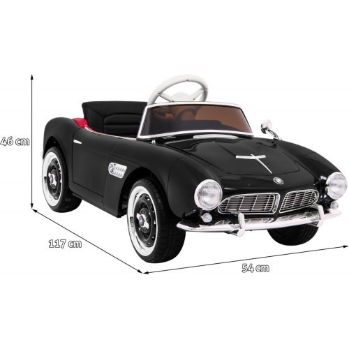 Электромобиль BMW 507 Retro Black