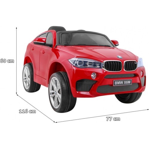 Электромобиль BMW X6M красный