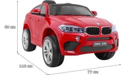 Электромобиль BMW X6M красный