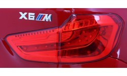 Электромобиль BMW X6M красный