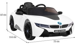 Детский электромобиль BMW I8 LIFT белый