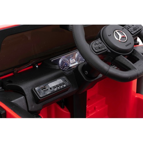 Elektromobilis bērniem Mercedes G63, sarkans