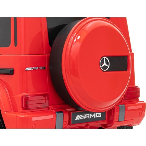 Детский электромобиль Mercedes G63, красный