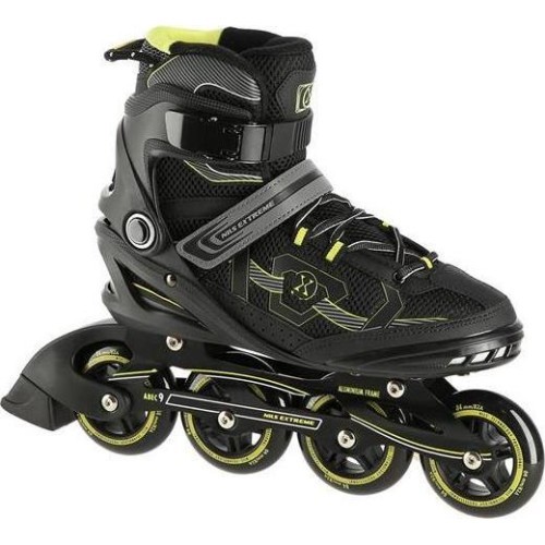 NA9157 ЛИНЕЙНЫЕ КОНЬКИ NILS EXTREME - Black-Yellow