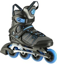 NA14217 ЛИНЕЙНЫЕ КОНЬКИ NILS EXTREME - Black-Mint