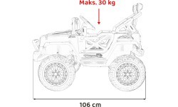 Электромобиль OFF ROAD Speed, красный