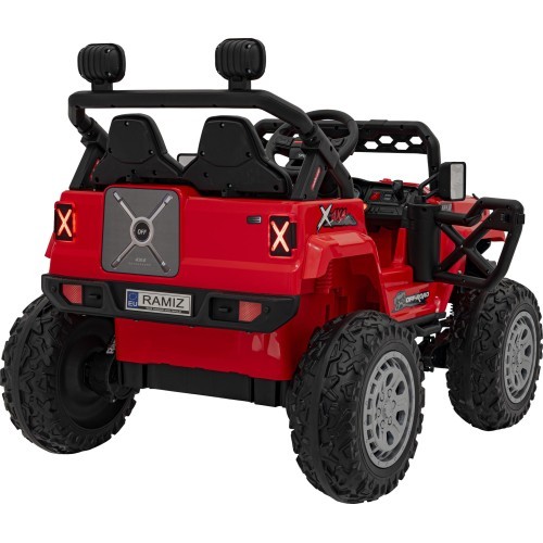 Elektromobilis OFF ROAD Speed, sarkans