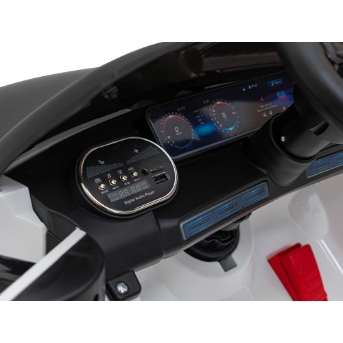 Mercedes Benz AMG EQA bērnu elektromobilis, balts