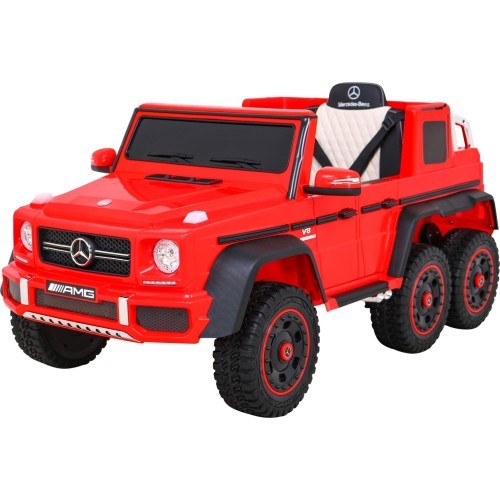 Электромобиль Mercedes G63 6x6 AMG, красный