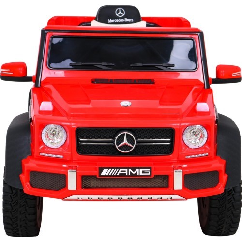 Elektromobilis Mercedes G63 6x6 AMG, sarkans