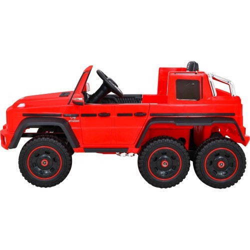 Elektromobilis Mercedes G63 6x6 AMG, sarkans