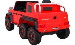 Elektromobilis Mercedes G63 6x6 AMG, sarkans
