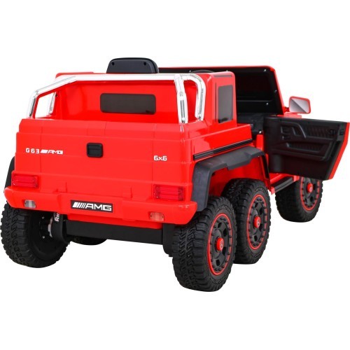 Электромобиль Mercedes G63 6x6 AMG, красный