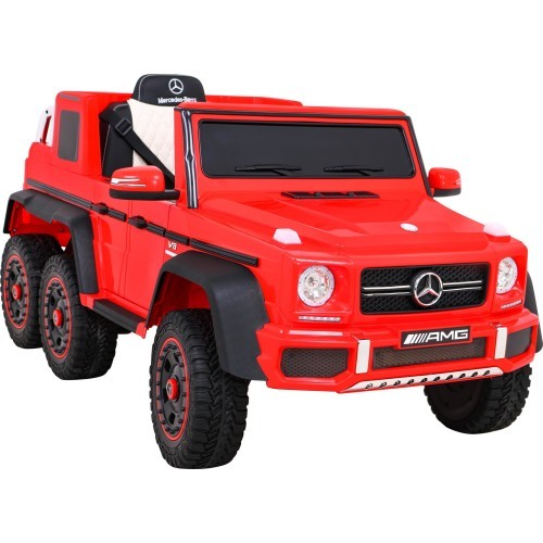 Электромобиль Mercedes G63 6x6 AMG, красный