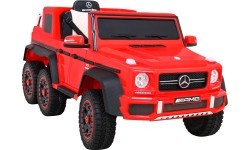 Elektromobilis Mercedes G63 6x6 AMG, sarkans