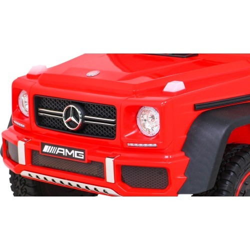Elektromobilis Mercedes G63 6x6 AMG, sarkans