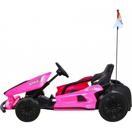 Elektromobilis Speed 7 Drift King, rozā