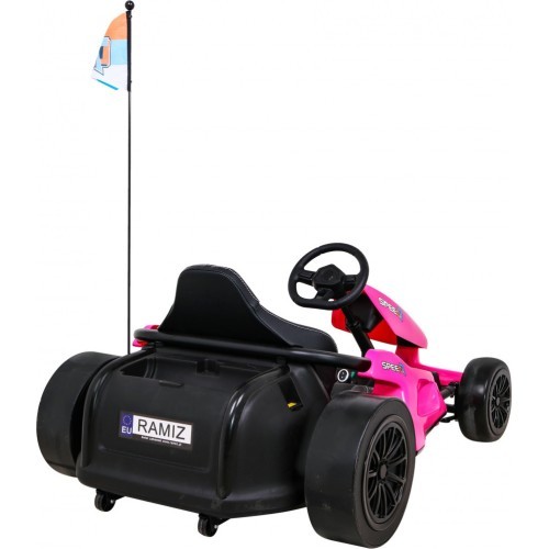 Электромобиль Speed 7 Drift King, розовый