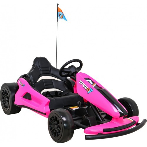 Elektromobilis Speed 7 Drift King, rozā