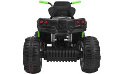 Квадроцикл ATV, чёрно-зелёный