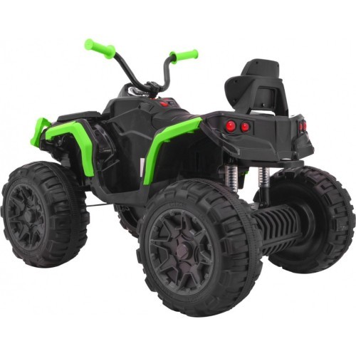 Квадроцикл ATV, чёрно-зелёный