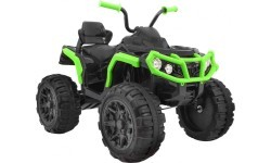 Kvadricikls ATV, melns ar zaļu