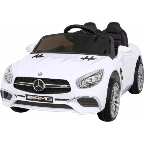 Elektromobilis Mercedes Benz AMG SL65 S, balts
