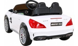 Elektromobilis Mercedes Benz AMG SL65 S, balts