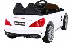 Elektromobilis Mercedes Benz AMG SL65 S, balts