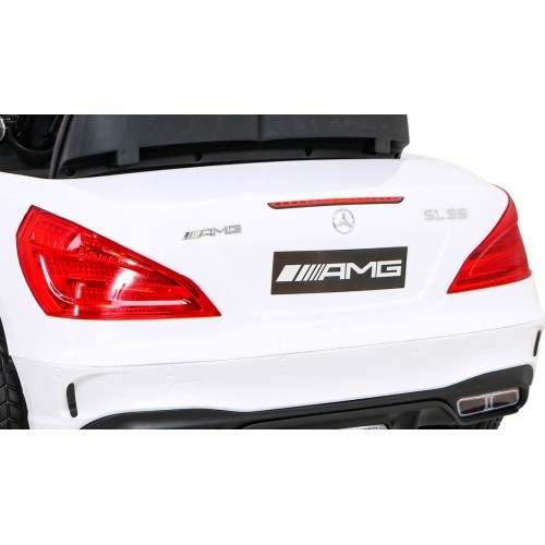 Elektromobilis Mercedes Benz AMG SL65 S, balts