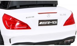 Elektromobilis Mercedes Benz AMG SL65 S, balts