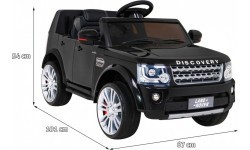 Электромобиль Land Rover Discovery, чёрный