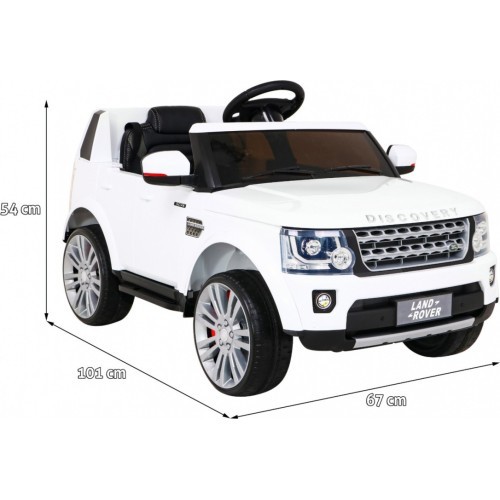 Электромобиль Land Rover Discovery, белый