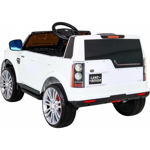 Elektromobilis Land Rover Discovery, balts