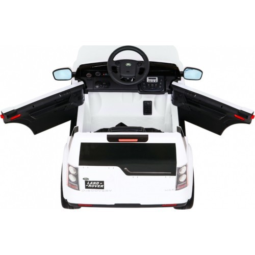 Elektromobilis Land Rover Discovery, balts