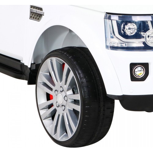 Электромобиль Land Rover Discovery, белый