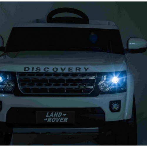 Электромобиль Land Rover Discovery, белый