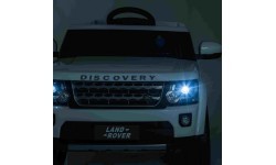 Электромобиль Land Rover Discovery, белый
