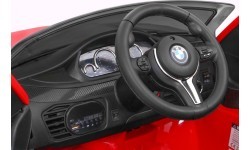 Детский электромобиль BMW X6M, красный