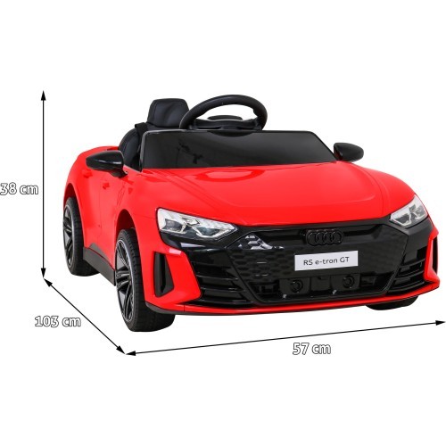 Электромобиль Audi RS E-Tron GT, красный