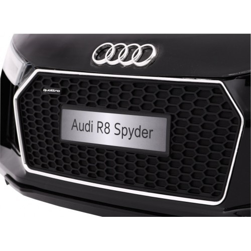 Elektromobilis Audi R8 Spyder RS EVA 2.4G, melns