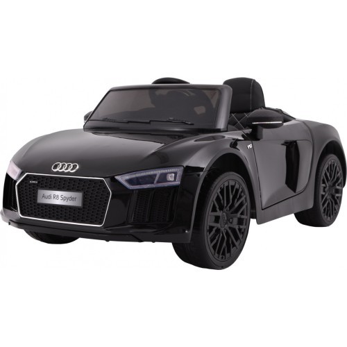 Elektromobilis Audi R8 Spyder RS EVA, melns