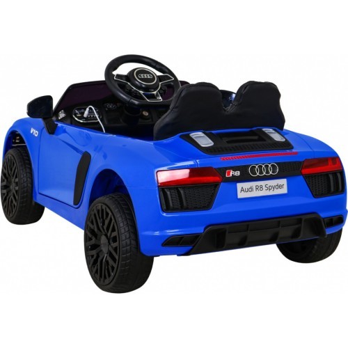 Elektromobilis Audi R8, zils