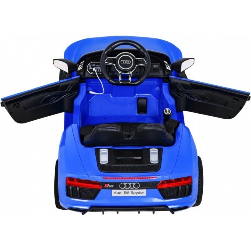 Elektromobilis Audi R8, zils