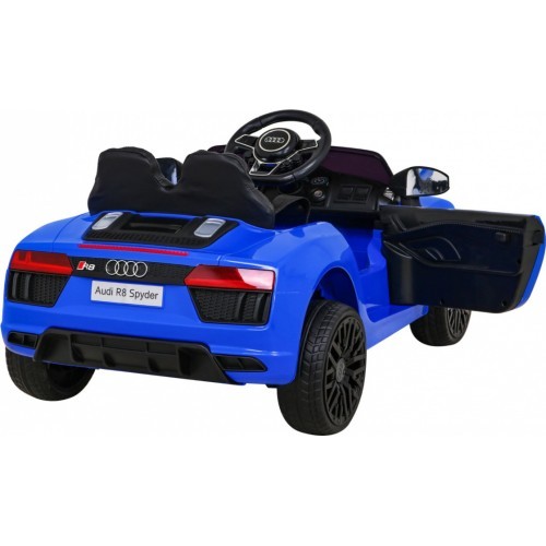 Elektromobilis Audi R8, zils