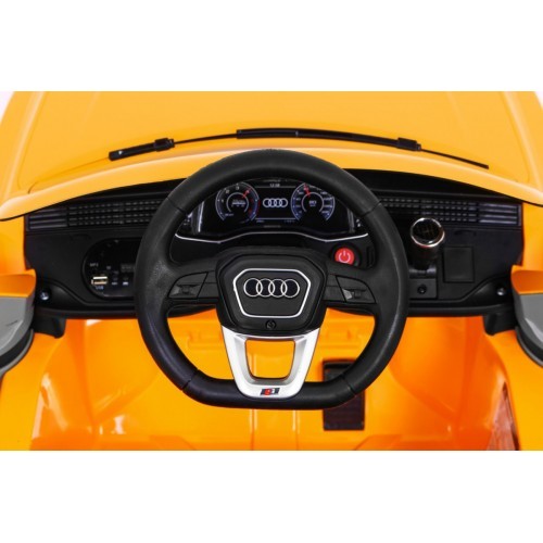 Электромобиль Audi Q8 LIFT, жёлтый