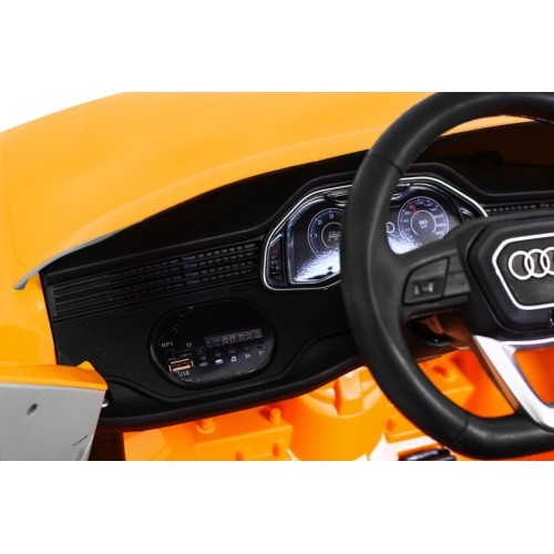 Электромобиль Audi Q8 LIFT, жёлтый